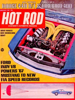 HOT ROD 1967 FEB - DYNO, 440 R/T, FIREBIRD 400, SS350